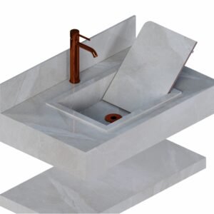 Bancada Porcelanato Veneza 83cm (cod23598)