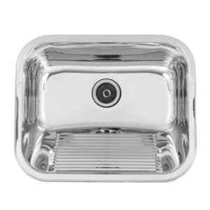 tanque Monobloco inox 55x45x23cm (cod 22584)